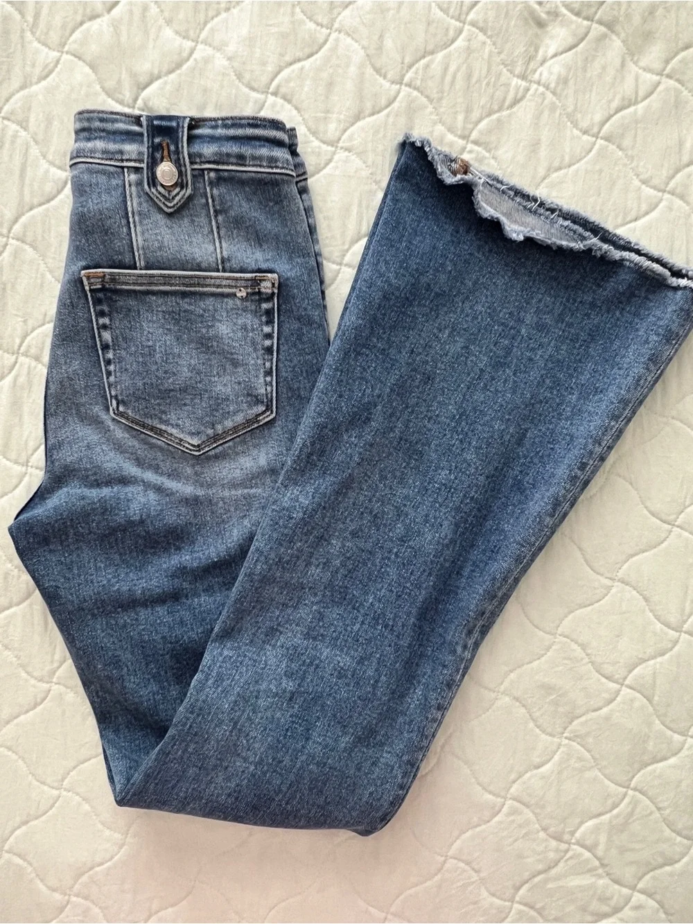 Mica Mid-Rise Flare Jeans